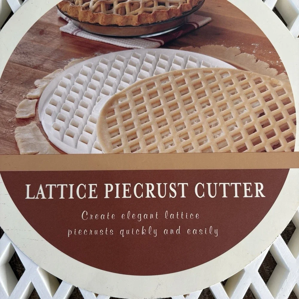 William Sonoma Lattice Pie Crust Cutter Baking Thanksgiving Holidays Apple NEW